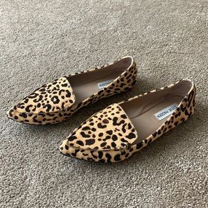 Steve Madden leopard flats